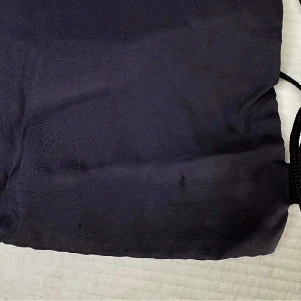Vintage Puma blue drawstring backpack Y2K aesthetic sportswear